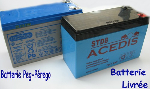 Peg perego batterie 12v 7ah - 12v,