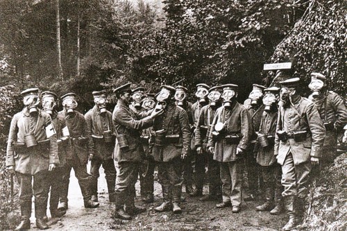 Ww1 soldats allemands avec - -,