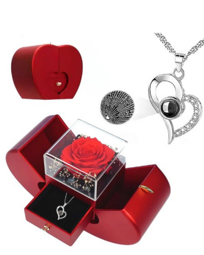 Coffret cadeau rose - , éternelle