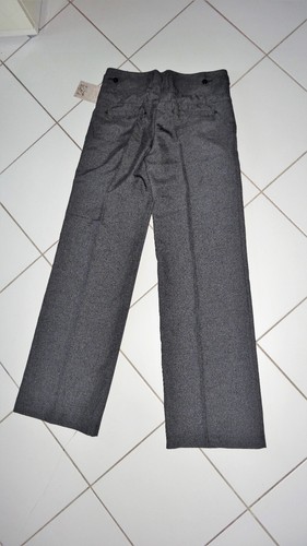 Pantalon droit gris - gris, zara