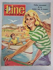 Line Nº180 Le Journal Des Chics Filles / Aout 1959 | Bon état