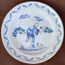 Assiette au chinois 18ème