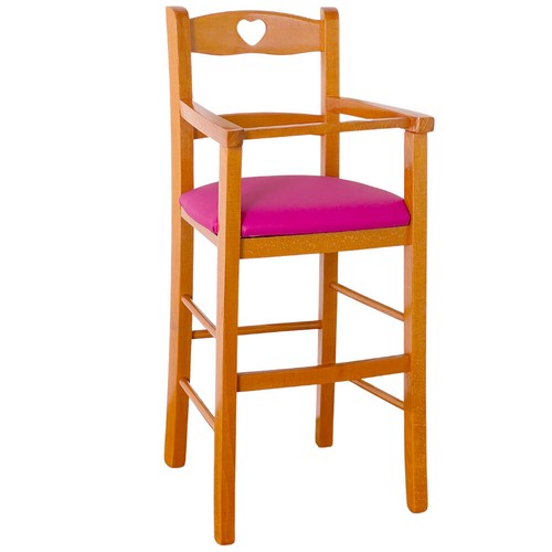 Chaise haute bois cerise - chaise, en