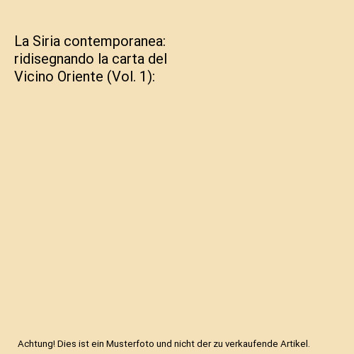 Siria contemporanea - la,