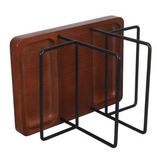  Porte-serviettes de ferme avec plateau à sel et à poivre - Organiseur de table