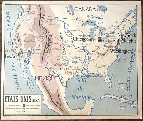 Ancienne carte scolaire - 🌎,