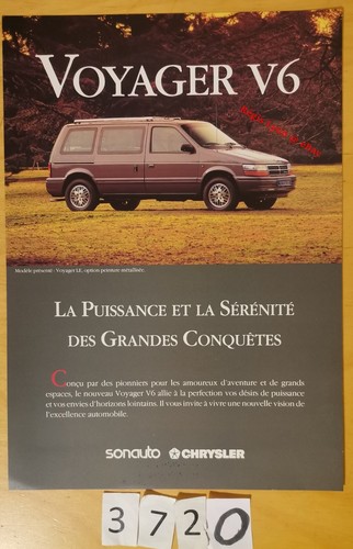 Chrysler voyager prospectus - chrysler,