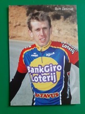 CYCLISME carte cycliste TOM DESMET équipe BANKGIROLOTERIJ BATAVUS 2001