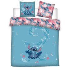 Housse de couette Disney Lilo & Stitch bleu  220x240cm + 2 taies d'oreiller