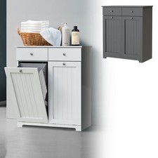 Armoire à linge 2 paniers