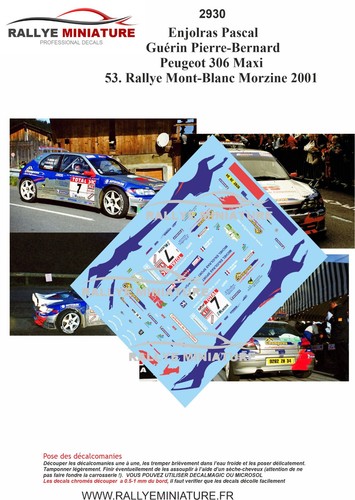 Decals ref 2930 peugeot - 2930,