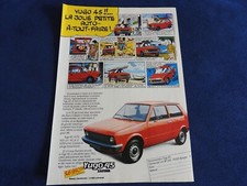 publicité automobile zastava yugo 45
