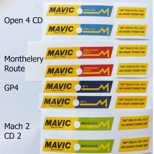 Mavic rim decal - , one