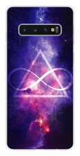 Coque en silicone imprimée compatible Samsung Galaxy S10 5G Infinite Triangle