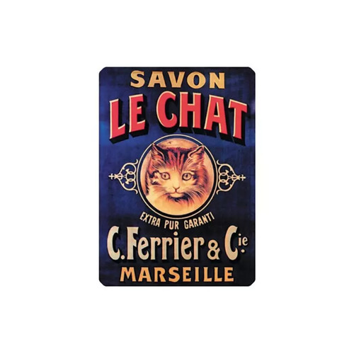 Plaque métal vintage - ,