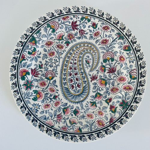 Grande assiette ronde - , gien