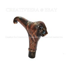 Ancien bâton de marche laiton