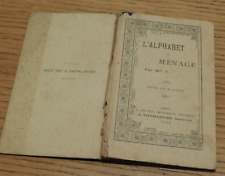 1919 ancien LIVRE L'ALPHABET