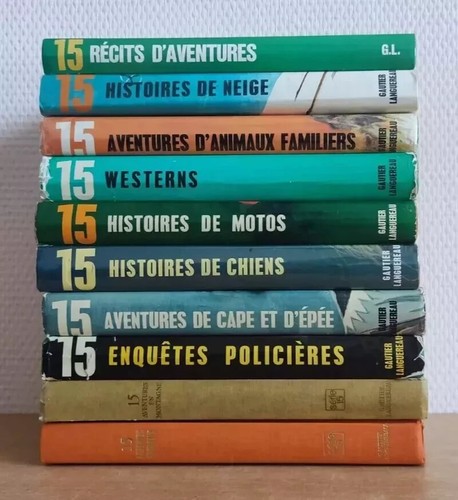 Lot livres série quinze - lot,