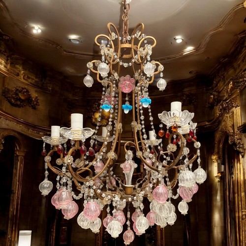 Rare lustre murano lumières - lustre,