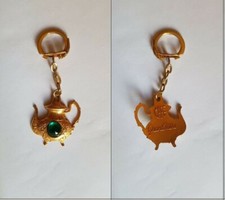 porte-clés cafetière à bijoux vert, café Grand Mère (pc)