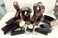 Sphéromètre lunette vintage binocle lorgnon 1900 ancien 160 verres correcteurs