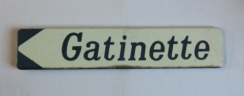 Gatinette ancien panneau - gatinette,,