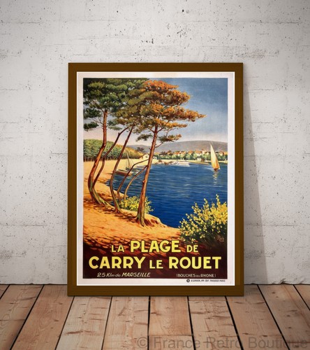 Poster affiche plage de - plage,