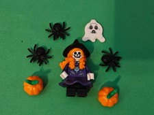 Figurine Squelette Sorcière Halloween et accessoires - LEGO - Parfait état