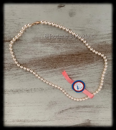 Collier perle majorque - collier,