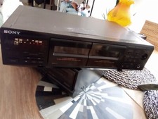 SONY TC WE405 DOUBLE LECTEUR ENREGISTREUR CASSETTE PLATINE K7 Non testée.