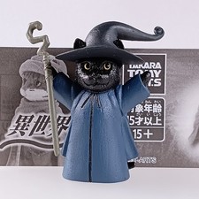 Chat noir sorcier - figurine