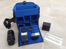 Ensemble FOTIMA MINOLTA OZUNON AGFA COKIN zoom flash filtre sacoche en TBE