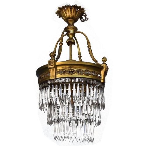 Lustre corbeille rangées - lustre, 3