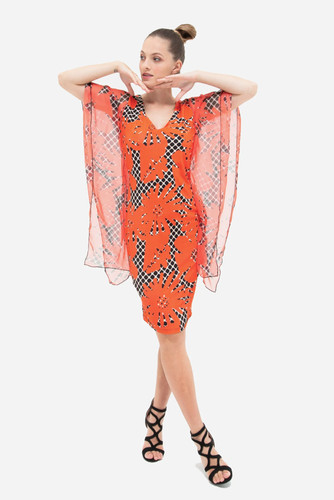 Eroke robe femme orange - ,