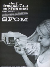 PUBLICITÉ DE PRESSE 1966 SEUL LE PROJECTEUR SFOM 2024 APPORTE AUTOMACITÉ COMPLET
