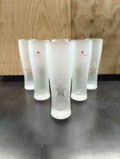 Lot 6 Verres A Bières Heineken Star Édition Extra Cold 25cl Neuf