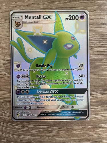 Carte pokémon mentali gx - carte, :