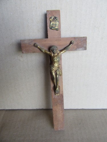 C537 ancien crucifix christ - ancien,