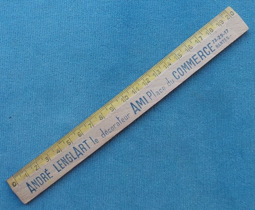 Ancienne règle bois - règle,
