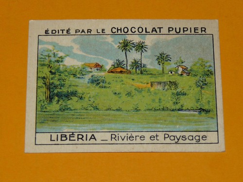 Chromo chocolat pupier - chromo, afrique