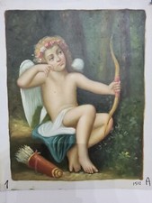 Tableau Enfant Ange Peint À