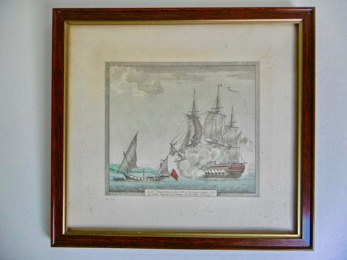 Gravure marine canons - gravure, 74