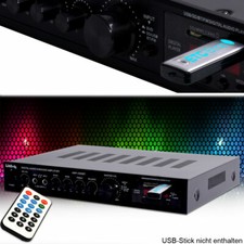 Hifi Récepteur Amplificateur Bluetooth Télécommande USB SD Karaoké Musique Usine