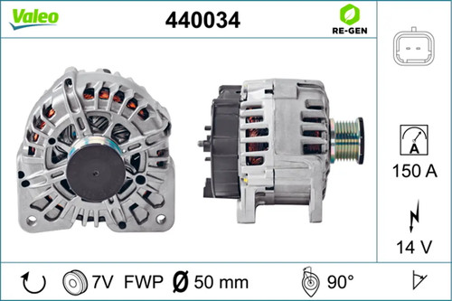Alternateur valeo 440034 - alternateur,