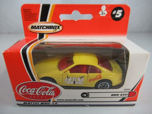 Matchbox bmw 850i coca - matchbox,
