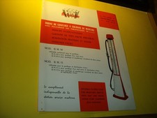 FEUILLET PUB D EPOQUE BORNE DE GONFLAGE FOG AUTOLUBE - pompe essence oil bidon