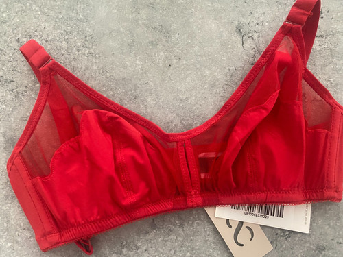 Luxe soutien gorge rouge sans - luxe,