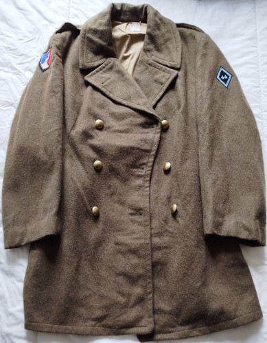 Manteau militaire laine - manteau,