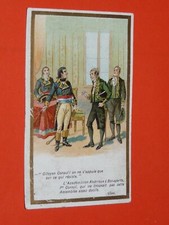 CHROMO 1900-1914 BISCUITS VIGNALS LYON BONS MOTS ANDRIEUX 1er CONSUL BONAPARTE